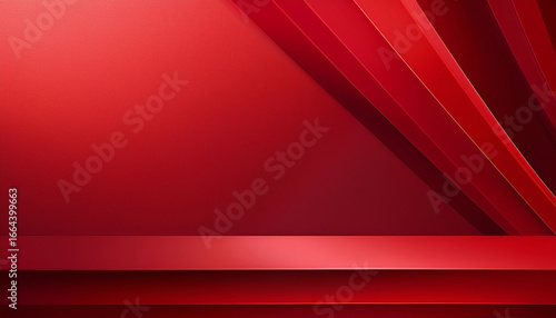 Red minimalist background with soft, subtle gradients, clean and elegant