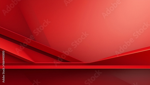Red minimalist background with soft, subtle gradients, clean and elegant