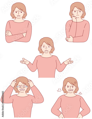 Complaints, worries, thoughts, women, characters, difficulties, difficulties, difficulties, anger, irresponsibility, internal affairs