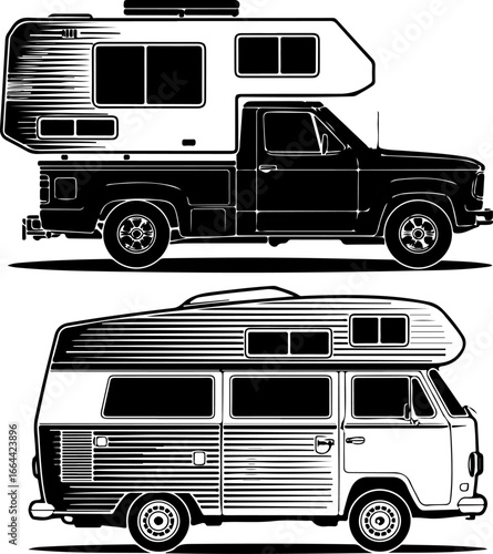 "Stylized Set of Modern Boats and Yachts Vector Illustration"