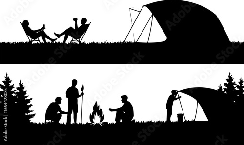 "Stylized Set of Modern Boats and Yachts Vector Illustration"