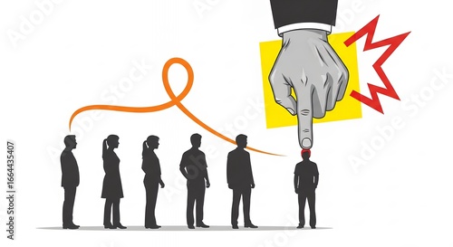 Choosing the Best Candidate Business Concept Illustration Selection Process Recruitment Hiring Decision Making