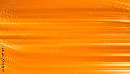 A vibrant, dynamic abstract design features a strong orange hue and diagonal, streaked lines.