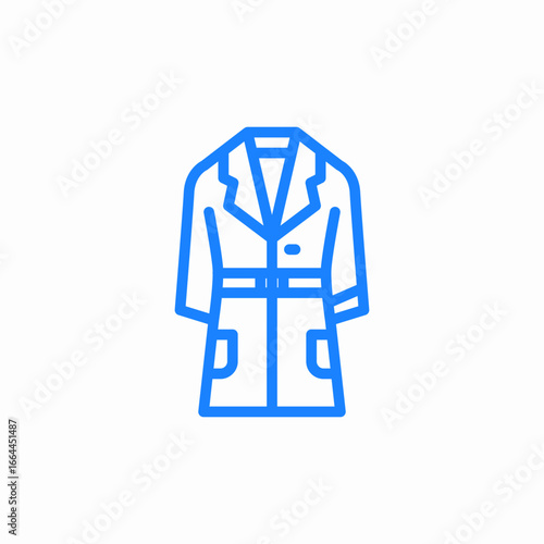 bathrobe robe house robe icon sign vector