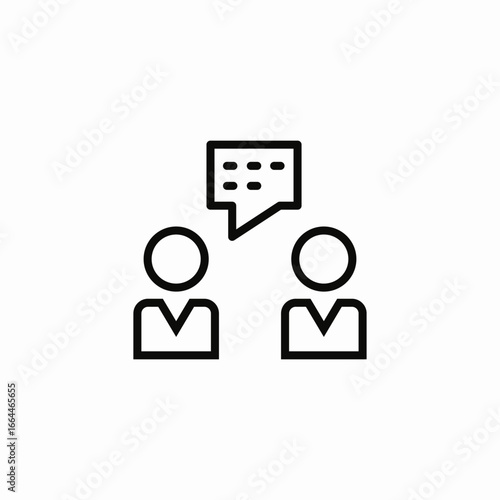 users chat icon sign vector