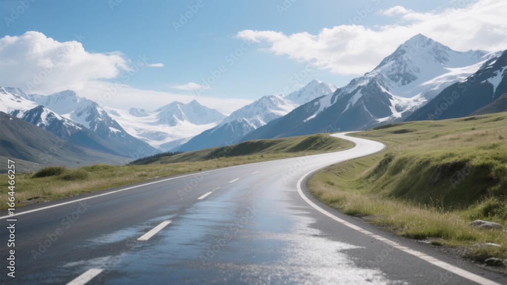 Fototapeta premium road to the mountains