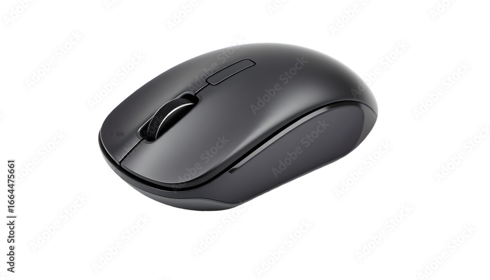 Modern wireless mouse isolated on clean white background, sharp and detailed. Modern wireless mouse isolated on clean white background, sharp and detailed.