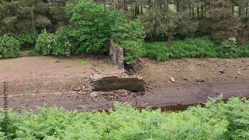 Thruscross Reservoir Ruins - Harrogate, Yorkshire UK