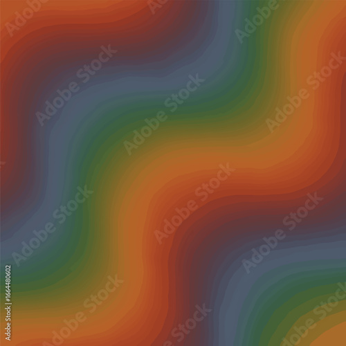 Seamless Pattern, Abstract wavy layers of blended colorful shades create a dynamic background Stock royalty free image.
