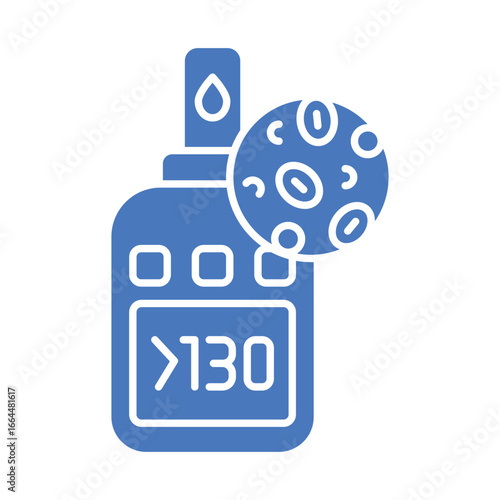 Insulin resistance color flat icon. Vector isolated element