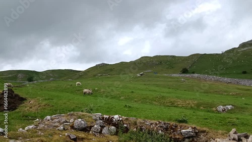 Path to Gordale Scar - Skipton, Yorkshire UK