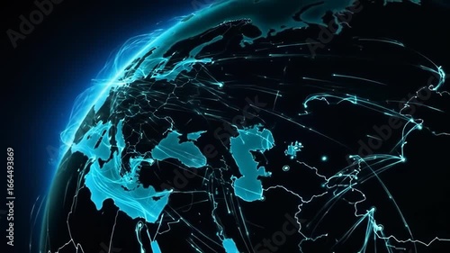 Global network map