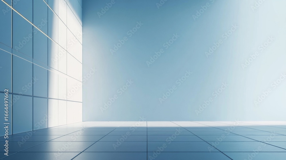 Obraz premium White minimalist architectural space