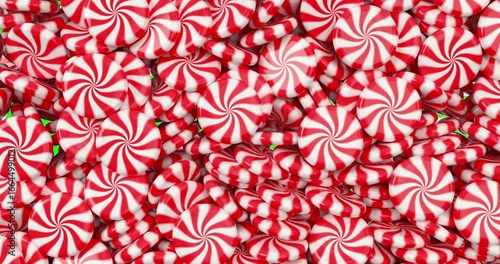 Christmas candies video transition