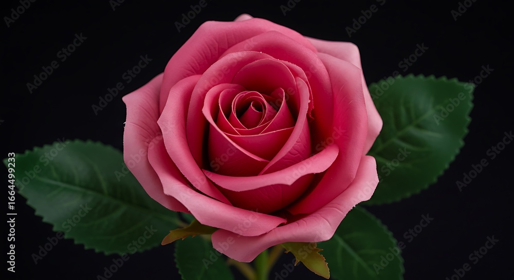 Fototapeta premium Velvet Rose: Dark Bloom