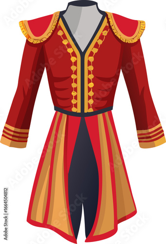 Spanish matador inspired fancy dress white banner design