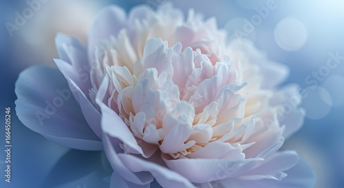 Blushing Peony: Soft Focus Bloom