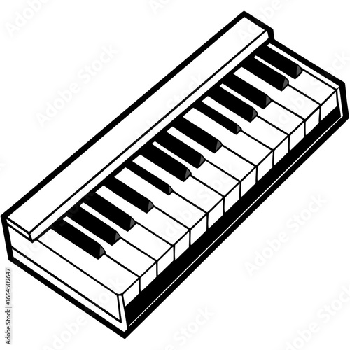 Piano Keys Illustration