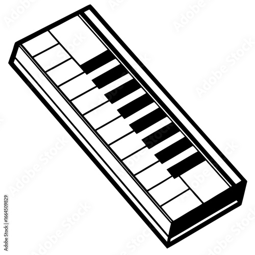 Piano Keys Illustration