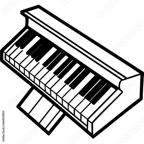Piano Keys Illustration