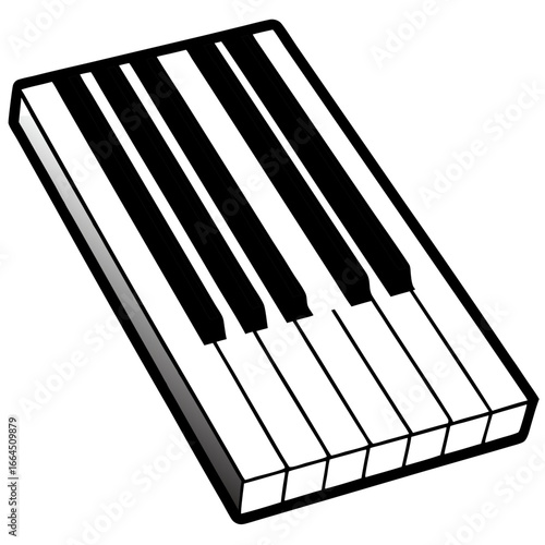 Piano Keys Illustration