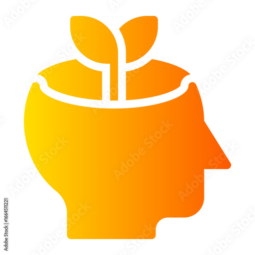 grow mindset gradient icon