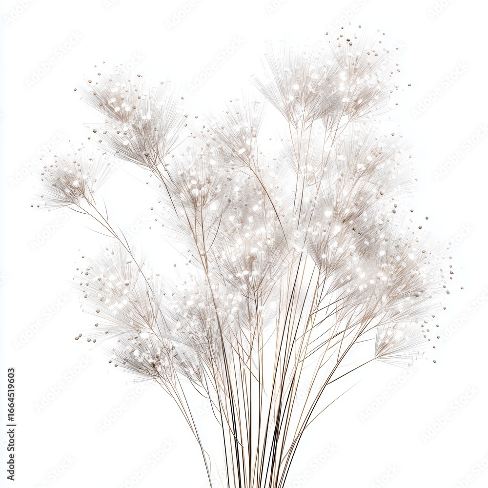 Fototapeta premium Delicate Floral Arrangement - A Stunning Display of Nature's Beauty , isolated on white background png