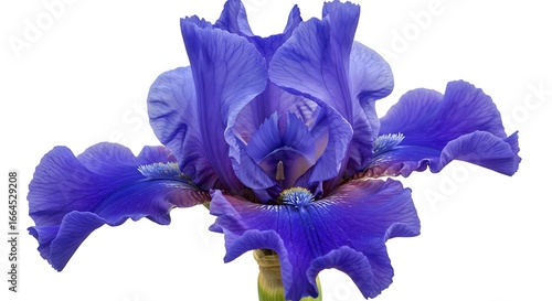Velvet Iris: A Botanical Portrait