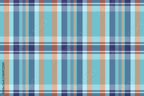 Classic tartan pattern with blue, beige and brown hues. Perfect for backgrounds, textiles or designs seeking a traditional Scottish aesthetic. Versatile, timeless