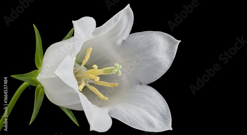White Bellflower: Nocturne in Bloom