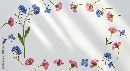 Pressed Flowers: A Delicate Frame