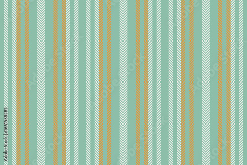 Classic striped pattern with a vintage feel. Mint, gold, and white vertical lines create a calming  elegant aesthetic. Perfect for backgrounds, textiles, or design elements.