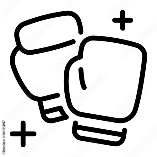 This Boxing Gloves icon is suitable for Thailand Culture.