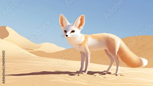 Desert fox in dunes (9)