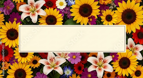 Floral Symphony: A Summer Bloom