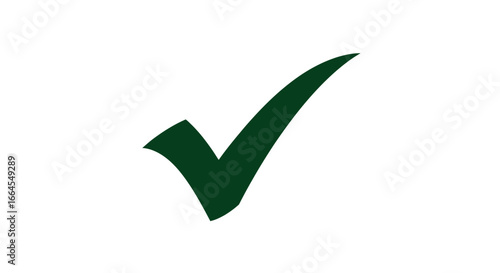 Free Download Green check mark icon signifying approval, success, and validation on a clean white background - GFXLoad