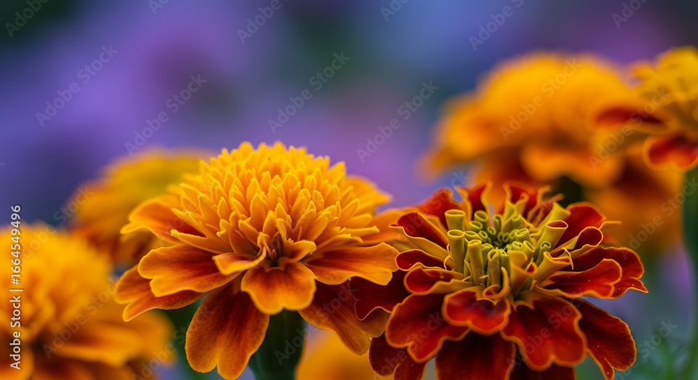 Obraz premium Marigold Majesty: Autumn Hues