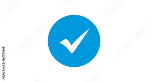 Confirmed check mark icon for websites and applications in modern design for user interface and experience