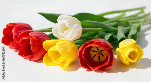 Spring's Embrace: A Tulip's Whisper