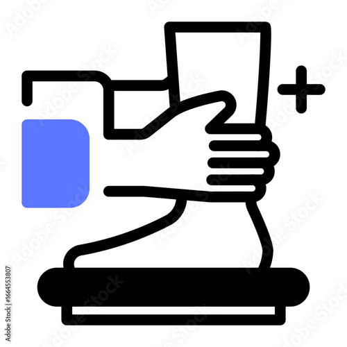 This Foot Massage icon is suitable for Thailand Culture.