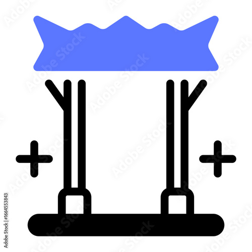 This Giant Swing icon is suitable for Thailand Culture.
