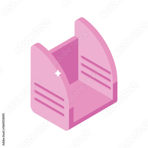 Get a glimpse of this office rack isometric icon