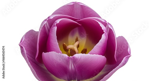 Purple Tulip Bloom: A Close Encounter