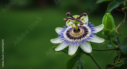 Passion Flower's Embrace: Nature's Jewel