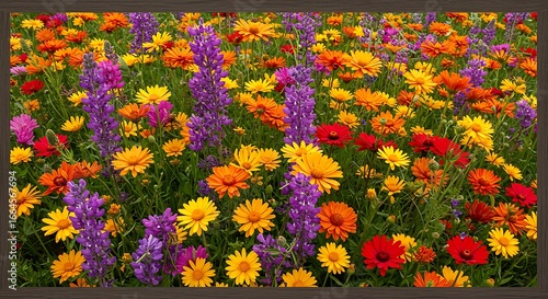 Wildflower Symphony: A Burst of Color