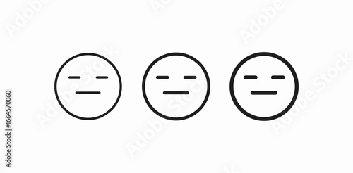 closed eyes mouth icon sign vector