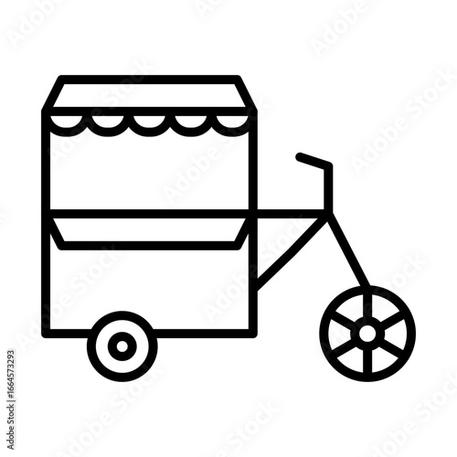Street Vendor icon design