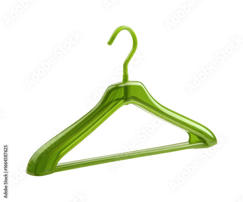 Stylish green hanger display modern home product clean environment isolated on transparent background, png