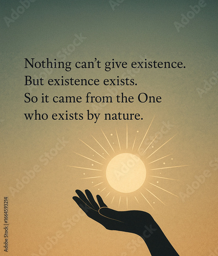 An Origin Demands a Cause Inspirational Poster Printable Art for Faith and Reason