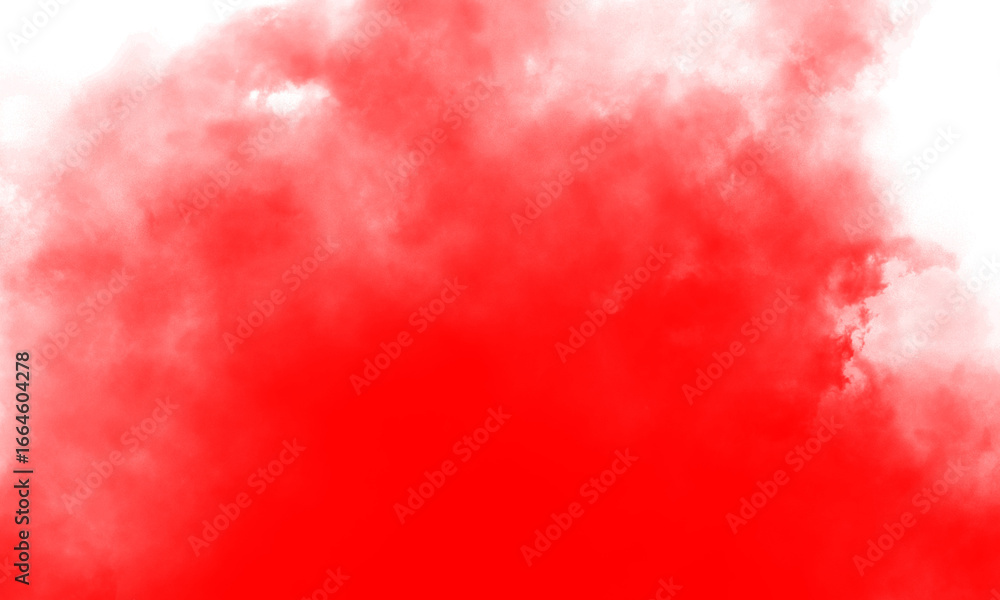 Fototapeta premium red smoke cloud fog dust isolated on transparent background. Colorful smoke smog misty fog steam explosion special effect. Smoke texture for Compositing, covering, overlay, design elements, PNG